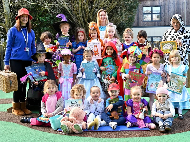 Portsmouth High School, GDST, has celebrated World Book Day. Pictured: The Pre-School
