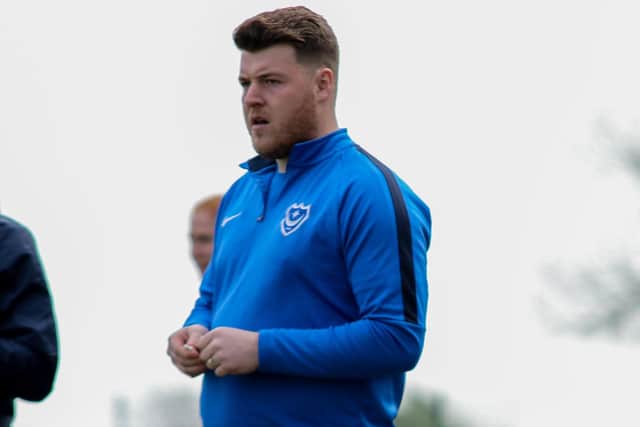 Pompey Women manager Jay Sadler