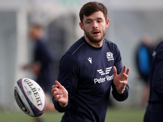 16.Stuart McInally, 17. Pierre Schoeman, 18. WP Nel, 19. Sam Skinner, 20. Magnus Bradbury, 21. Ben White, 22 Blair Kinghorn (pictured), 23 Sione Tuipulotu.