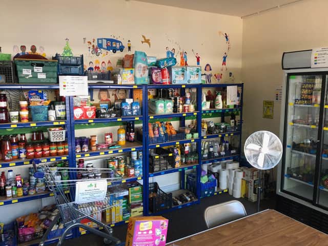 The community pantry in Portchester Community Association is under increasing demand - and staff are concerned the numbers could spike further.
