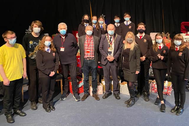 Brune Park and Bay House School made a Christmas delivery to Jacob’s Well Care Centre and Fareham and Gosport Basics Bank