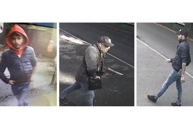 Police want to identify these men.

Pic: Hampshire police