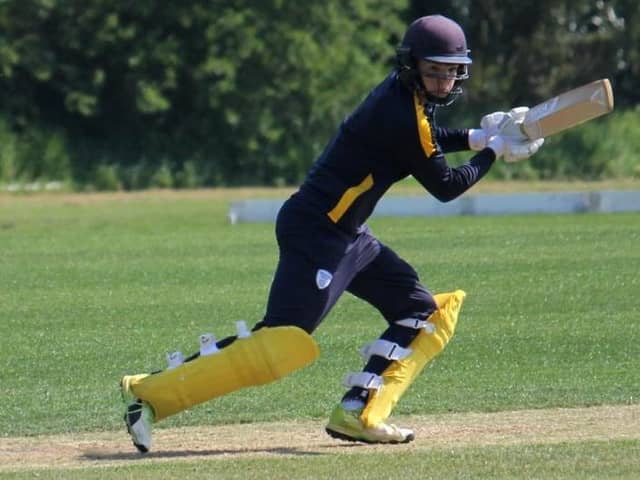George Metzger hit an unbeaten 92 for Basingstoke & North Hants against Portsmouth.