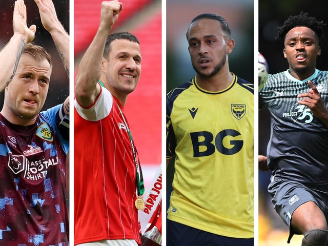 From left: Ashley Barnes, Richard Wood, Jodi Jones, Niall Ennis.