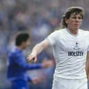 David Leworthy, pictured against Chelsea in April 1985, made 12 appearances and scored four goals during 18 months at Spurs. Picture: Allsport/Getty Images/Hulton Archive