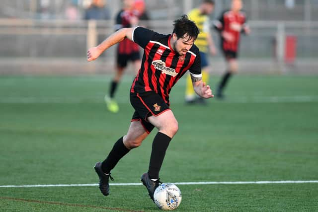 George Gregory scored twice on his Fleetlands debut against Paulsgrove.

Picture: Neil Marshall