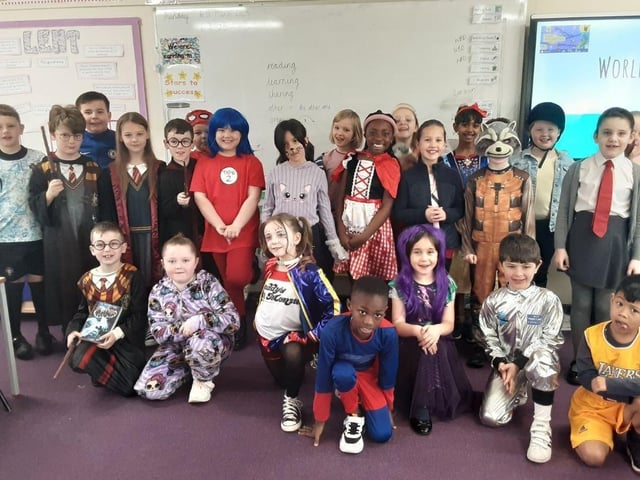 St Paul's Catholic Primary School has got in the spirit of World Book Day by getting dressed up to celebrate the importance of reading.