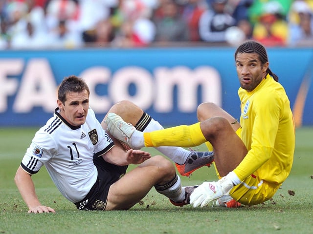 Was still a Pompey player at the South Africa World Cup in 2010. Replaced Rob Green after his USA blunder and made three appearances as England were knocked out in the last 16.