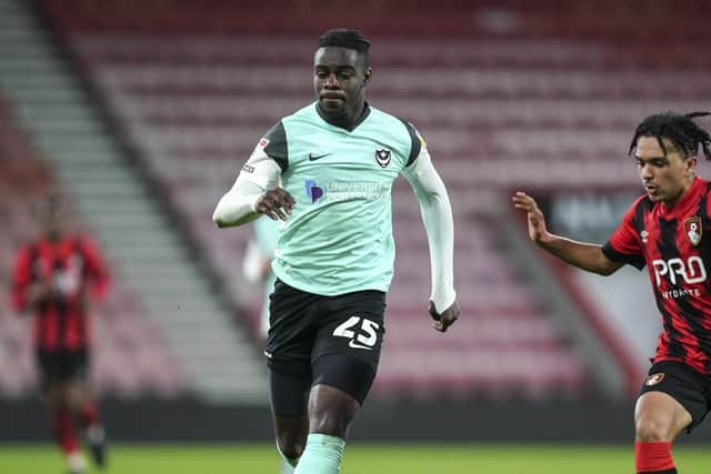 Pompey expect Jay Mingi to move on this summer, with his contract still unsigned. Picture: Jason Brown