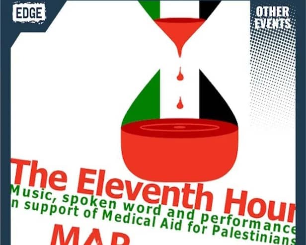 Poster for event