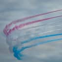 Red Arrows. Picture: Chris  Moorhouse