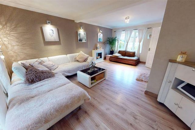 An extended four-bed house priced at £220,000 with Castledene Sales and Lettings.