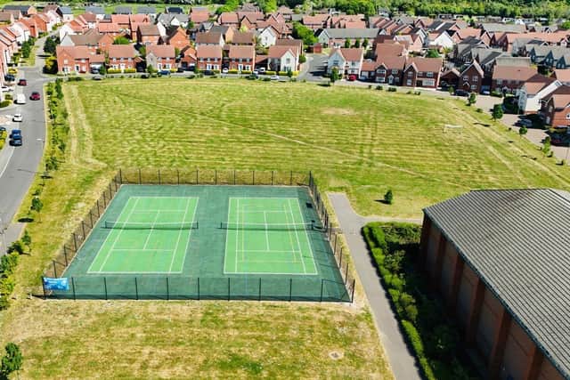 Clanfield Centre tennis courts