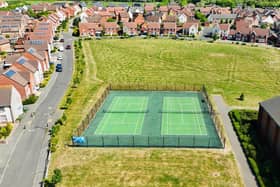 Clanfield Centre tennis courts