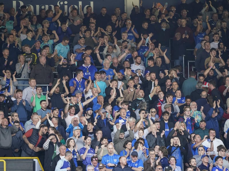 2/2  Great following by Pompey today and some of the loudest fans we’ve had at Turf Moor for a while. Signs of a team that will beat the drop for me. Safe journey home all. @Kezbian1804  Up there with the Aberdeen lot for noise in my opinion. Class set of fans who created a cracking atmosphere. @BradTee93