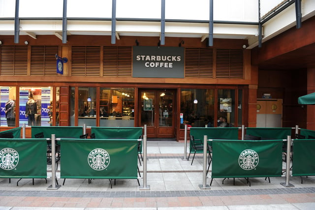 Starbucks Coffee shop in Gunwharf Quays in 2011.