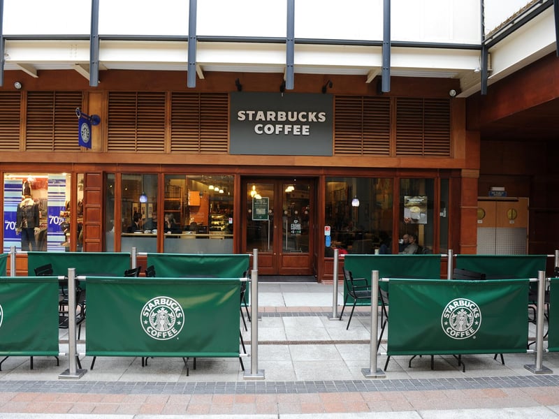 Starbucks Coffee shop in Gunwharf Quays in 2011.