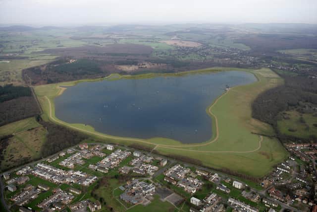 A computer generated image of what the reservoir would look like.