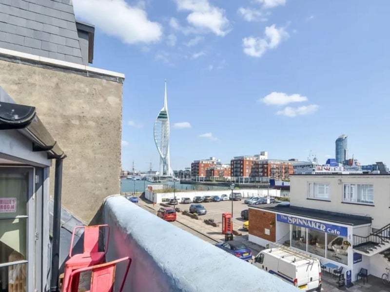 The property listing says: "The True Blue is close to the historic harbour entrance, within a few minutes' walk of the sailing club, Camber Dock, many restaurants and public houses as well as the fortified Napoleonic sea defences, high regarded schools including the Portsmouth Grammar School and the High School are both nearby."