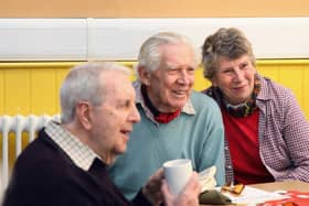 Macular Society support group members attend their local support group for friendship and advice