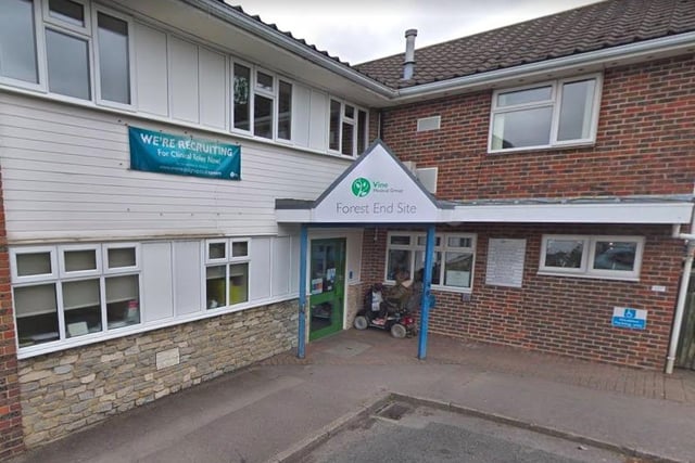 There are 2,512 patients per GP at Vine Medical Group in Waterlooville. In total there are 7,568 patients and the full-time equivalent of 11 GPs.