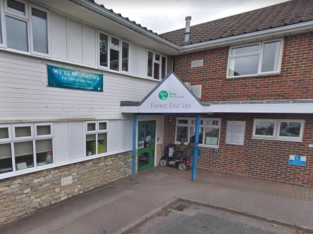 There are 2,512 patients per GP at Vine Medical Group in Waterlooville. In total there are 7,568 patients and the full-time equivalent of 11 GPs.