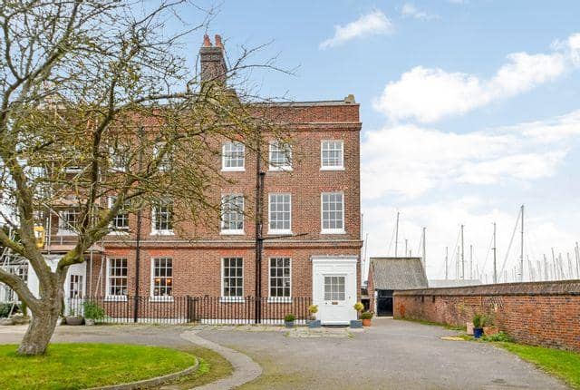 This eight bedroom Georgian townhouse in Gosport is up for sale for £770,000. It is listed by Fine and Country - call 023 9229 0571.