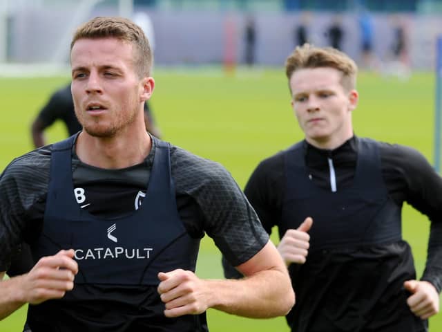 Conor Shaughnessy and Terry Devlin are among nine new faces at Pompey - but Rich Hughes wants more. Picture: Sarah Standing (290623-8883)