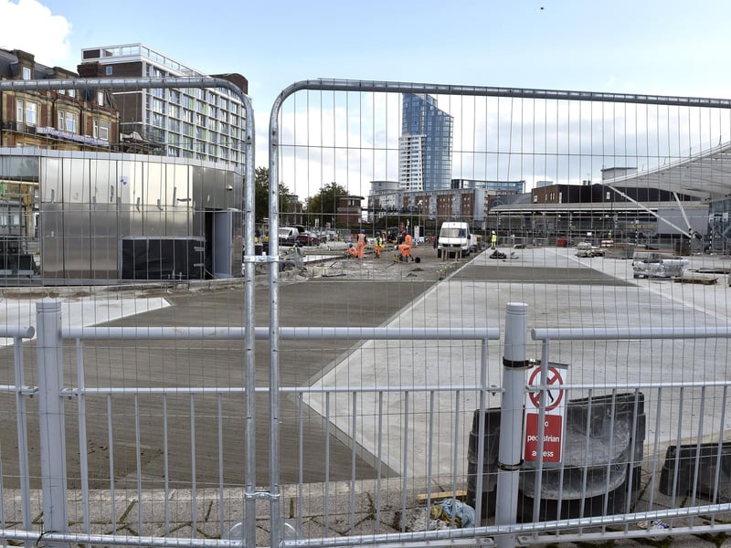 Updated pictures of The Hard Interchange in Portsmouth. Bus stops at The Hard Interchange will be moved for five months as part of the site will close for essential maintenance.  Picture: Sarah Standing (101024-3260)