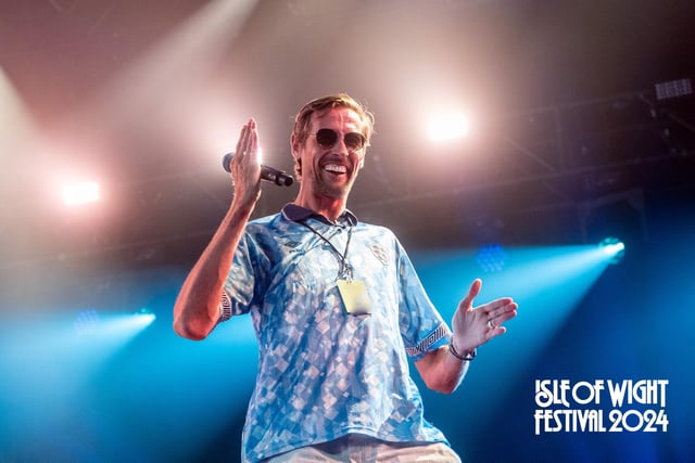 Peter Crouch started proceedings as he hosted a live recording of That Peter Crouch Podcast on the Big Top stage, ahead of England’s EUROs match against Denmark.
