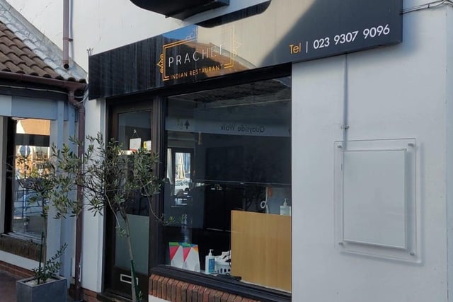 The Prachee is an Indian restaurant in Port Solent which is rated at 4.5 based on 163 Google reviews. A customer said: "Lovely location , great food, lovely flavours, Service was spot on."