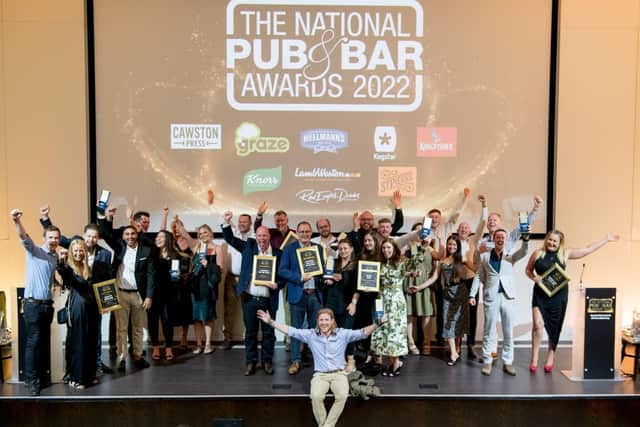 Representatives from 94 county-winning venues were present at the awards ceremony in Euston Square, London.