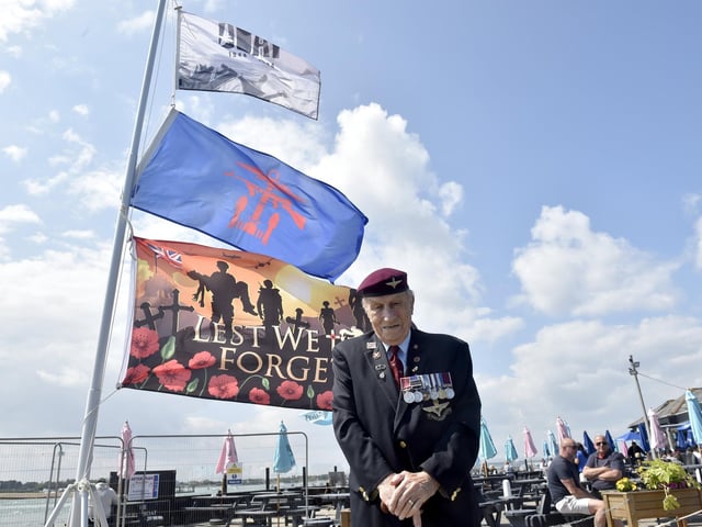 Veteran John Newman from Hayling Island who was in the parachute regiment for 27 years.Picture: Sarah Standing (060624-4197)
