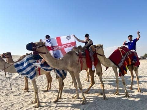 Blues fans are proudly representing their city and football club at the Qatar World Cup