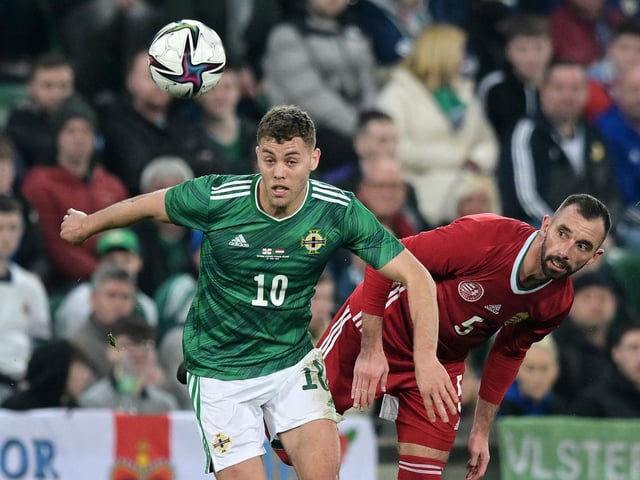 Dion Charles (Northern Ireland), Conor Bradley (Northern Ireland), Amadou Bakayoko (Sierra Leone), Owen Beck (Wales U21), James Trafford (England U21).