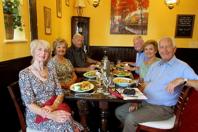 The three couples together.