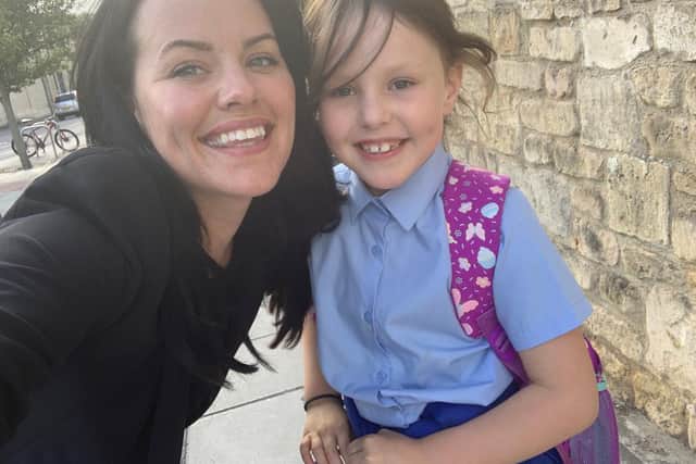 Charlotte Carter and her daughter.
