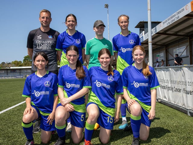 City Ladies Blue U15s. Picture: Alex Shute
