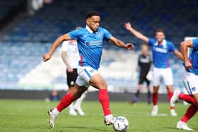 Former Norwich man Louis Thompson is currently trialling for Pompey - and featured off the bench in Saturday's 2-0 win over Peterborough. Picture: Joe Pepler