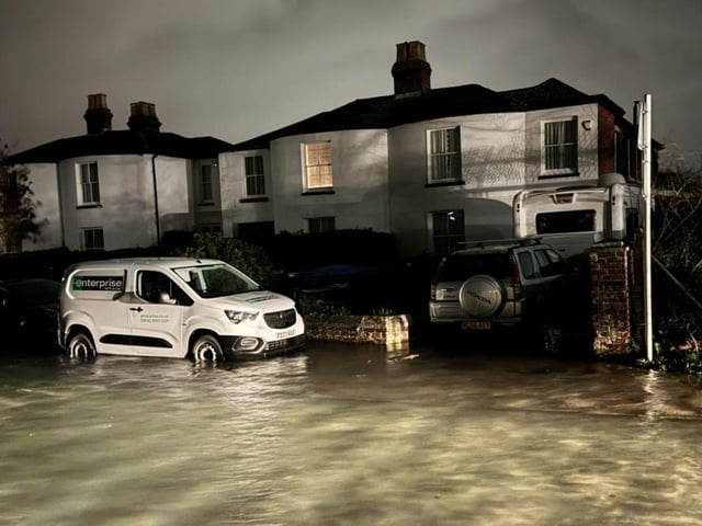 Gosport has been hit by terrible flooding following weather warnings and high tides. Gosport Drones has captured a range of images across the area showing the extent of the flooding - the areas include Park Road, Little Anglesey Road, St Marks Road, Gosport Ferry, Delme Roundabout and Lower Quay. Picture credit: Gosport Drones