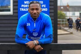 Manchester United's Di'Shon Bernard has joined Pompey on loan for the rest of the season. Picture: Portsmouth FC