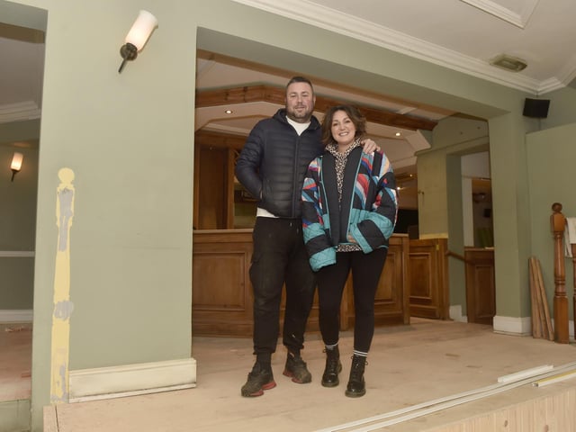 Nicola Lang (42) and her partner Mike Woods (43) are opening their cafe/bistro called Woodies in Wickham in the former Greens restaurant, mid to late March 2025.Picture: Sarah Standing (240125-8669)