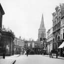 An Edwardian Southsea scene looking west along Marmion Road from Victoria Road South. First left is Lennox Road North. Undated