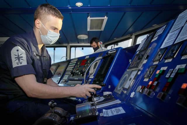 HMS Mersey has been on patrol in UK waters carrying out regular operations and intensive training 