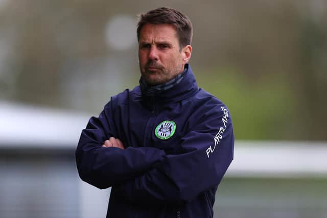 Jimmy Ball, son of ex-Pompey manager Alan, has taken over at AFC Totton following spells at Forest Green Rovers (pictured) and Stevenage. Picture: Michael Steele/Getty Images