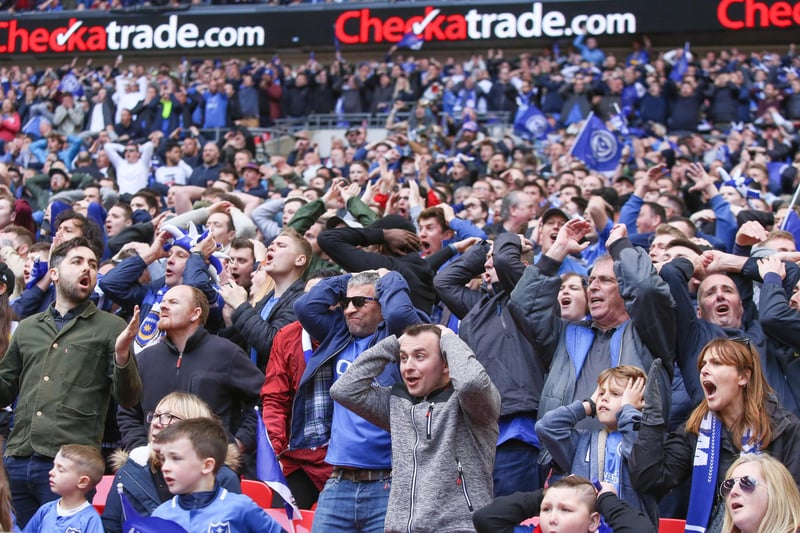More than 40,000 Pompey fans saw the Blues beat Sunderland on penalties in the 2019 Checkatrade Trophy final