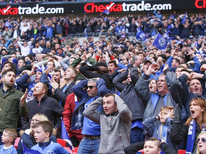 More than 40,000 Pompey fans saw the Blues beat Sunderland on penalties in the 2019 Checkatrade Trophy final