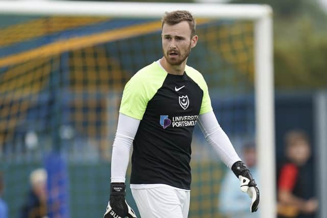 Will Norris has been installed as Pompey's first-choice keeper following his arrival from Burnley. Picture: Jason Brown/ProSportsImages