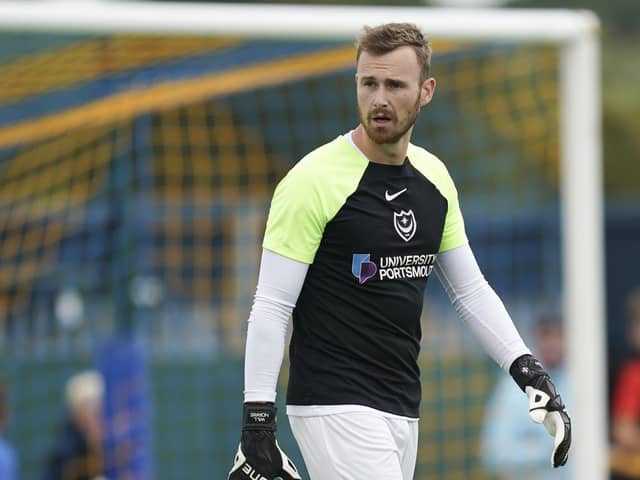 Will Norris has been installed as Pompey's first-choice keeper following his arrival from Burnley. Picture: Jason Brown/ProSportsImages