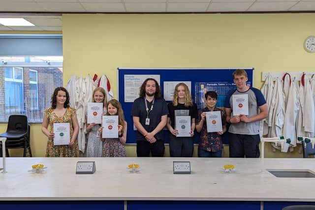 Havant's participants with their lecturer, David Brimecome.